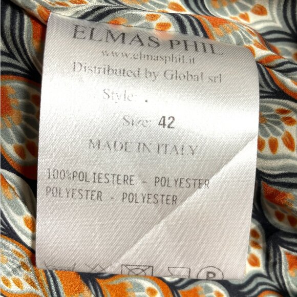 High End Elmas Phil Faux Fur Vest MEDIUM Teal Made in Italy EUC - Picture 10 of 11